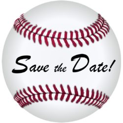 Baseball save the date